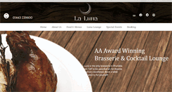 Desktop Screenshot of la-lunarestaurant.com